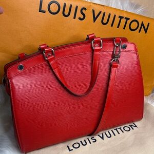 Louis Vuitton Brea MM Red Shoulder Bag